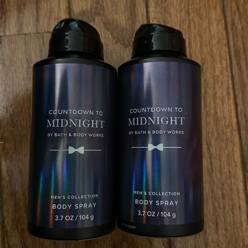 BBW MENS 2 pc Countdown to Midnight Body Spr